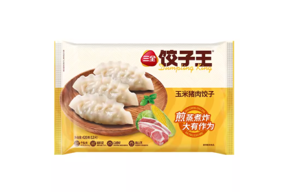 San Quan Dumpling King Corn&Pork  三全饺子王玉米猪肉饺子 420GM（VIP会员价：RM11.90）